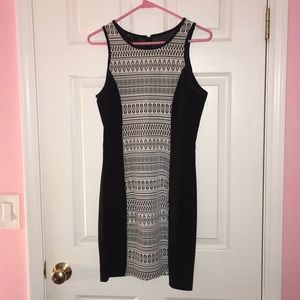 Black/White & Printed Dress